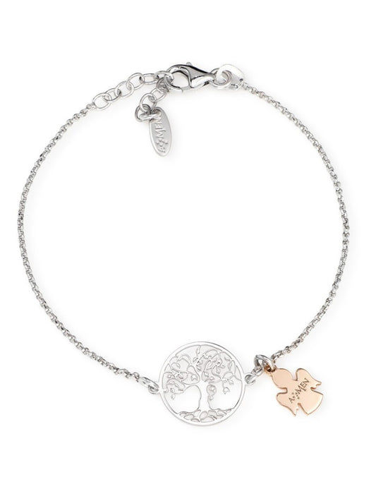 Bracelet en argent sterling - Rhodié/Rosé