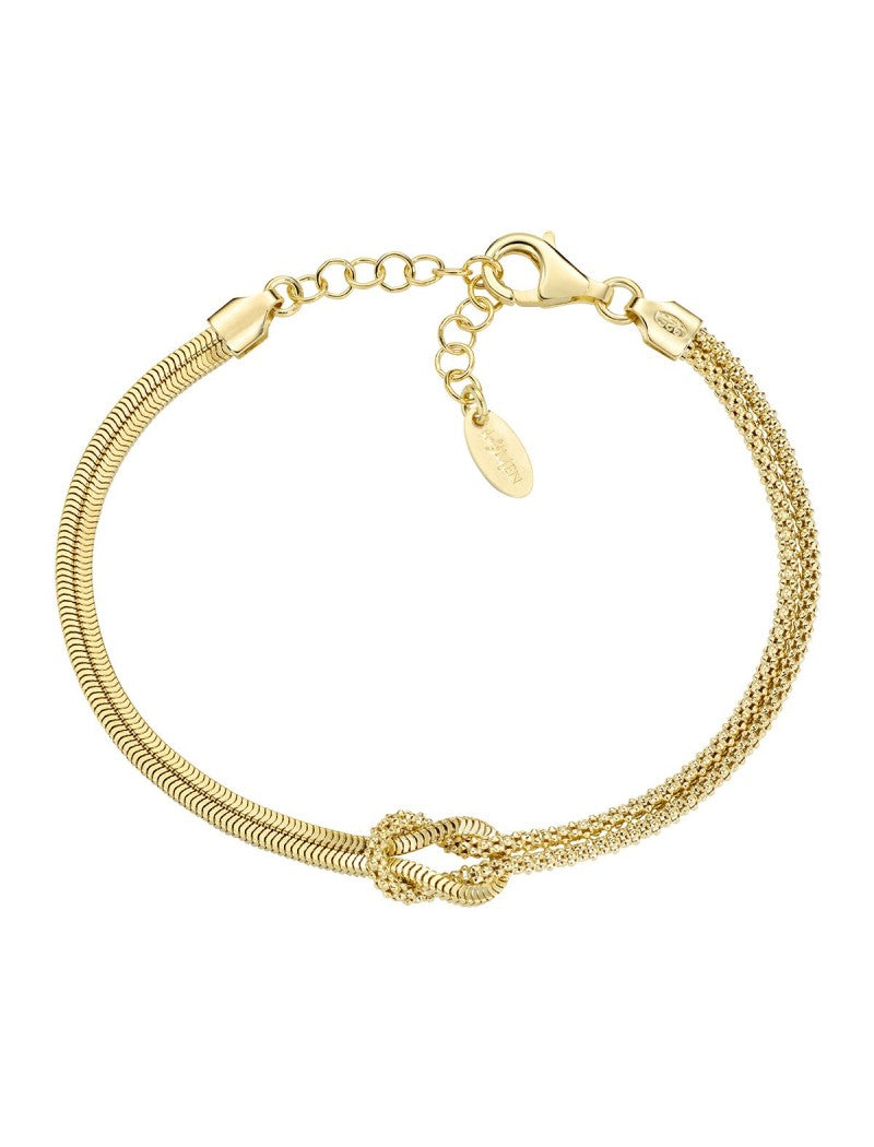 Bracelet en argent massif - Doré