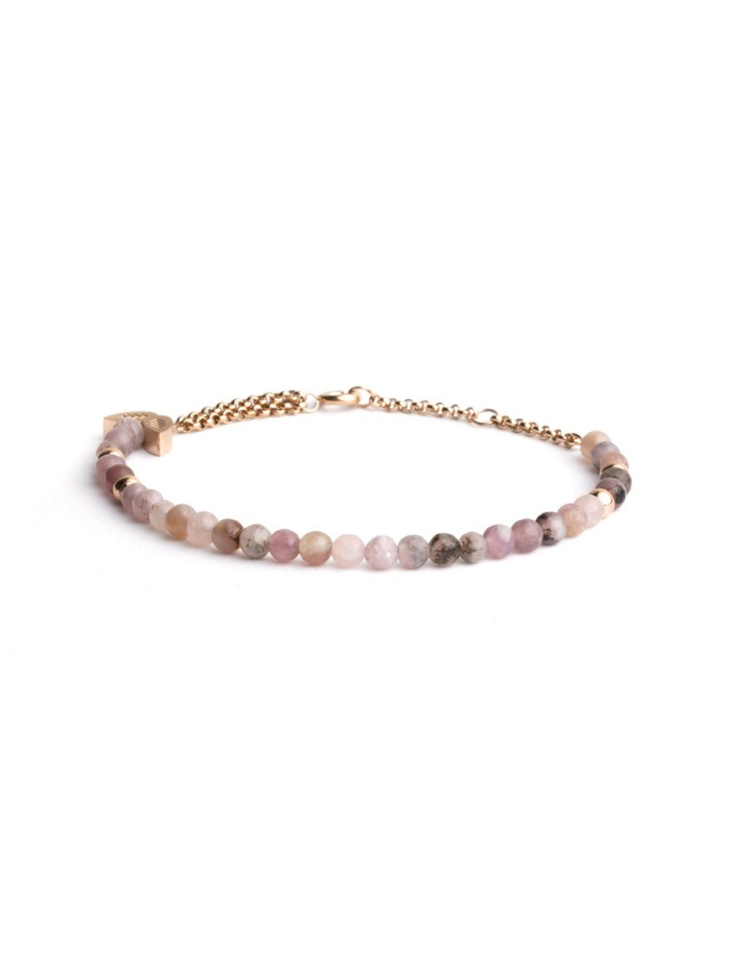 BRACELET - PIERRE NATURELLE LEPIDOLITE