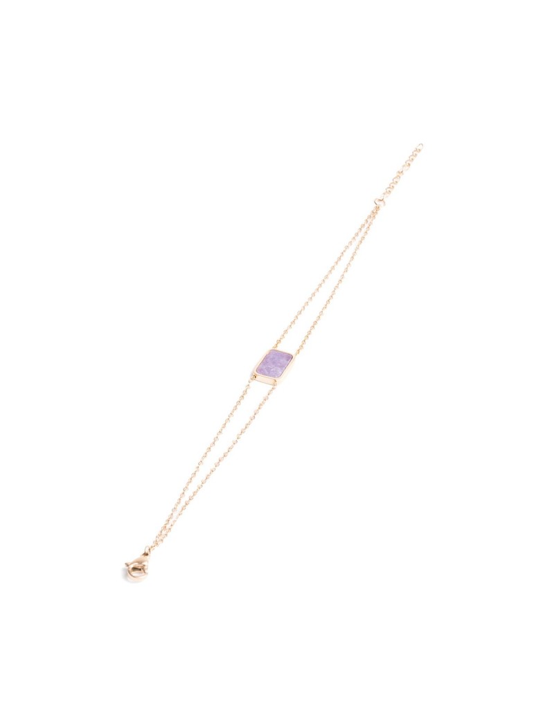 BRACELET - PIERRE NATURELLE LEPIDOLITE