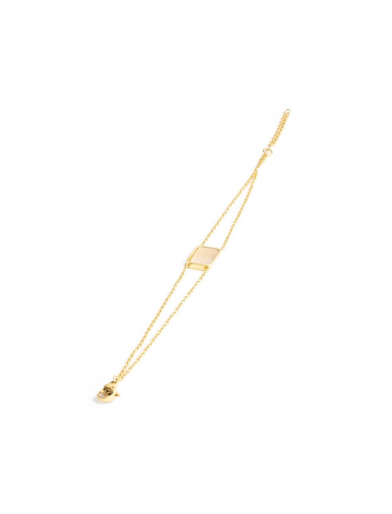 BRACELET DIDYMA - PIERRE NATURELLE JADE - 16+3 CM