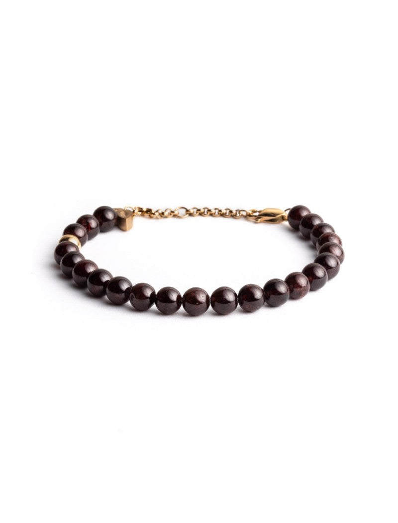 BRACELET - PIERRE NATURELLE GRENAT ROUGE