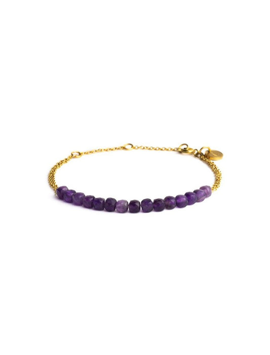 BRACELET - PIERRE NATURELLE AMETHYSTE