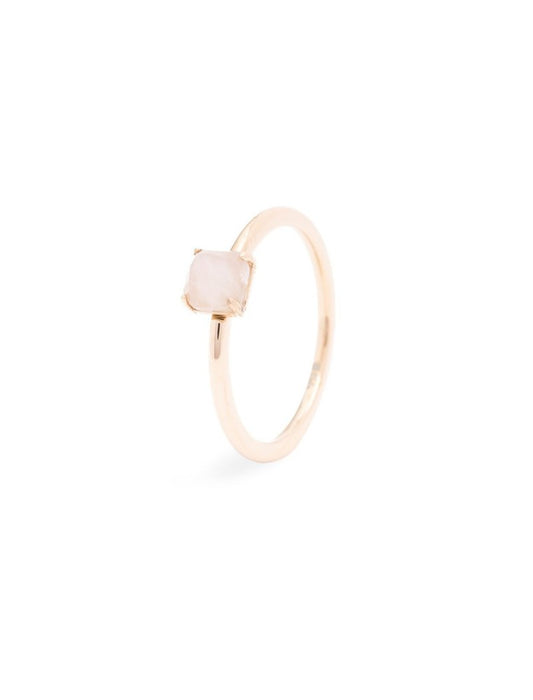 BAGUE - PIERRE NATURELLE QUARTZ ROSE