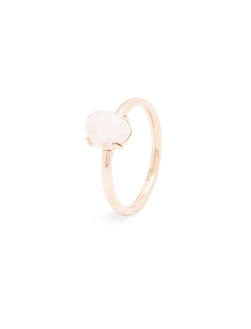 BAGUE PIERRE NATURELLE QUARTZ ROSE