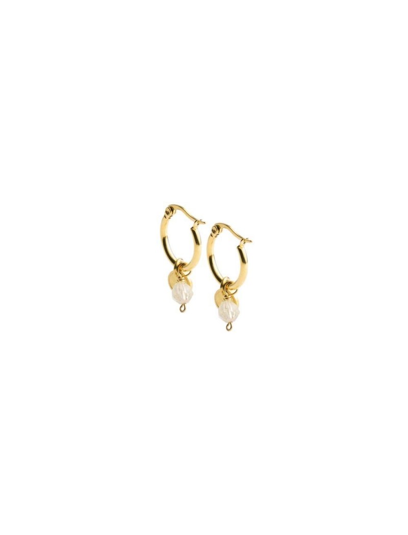BOUCLES D'OREILLES DIDYMA - PIERRE NATURELLE CITRINE