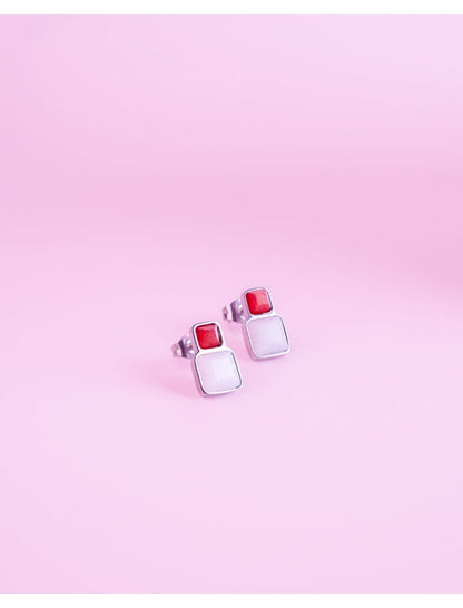 BOUCLES D'OREILLES - PIERRE NATURELLE PIERRE DE SOLEIL