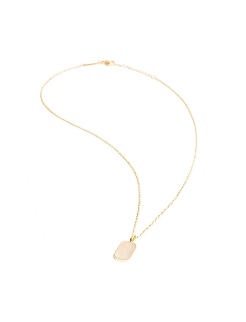 COLLIER DIDYMA - PIERRE NATURELLE JADE - 42+3 CM