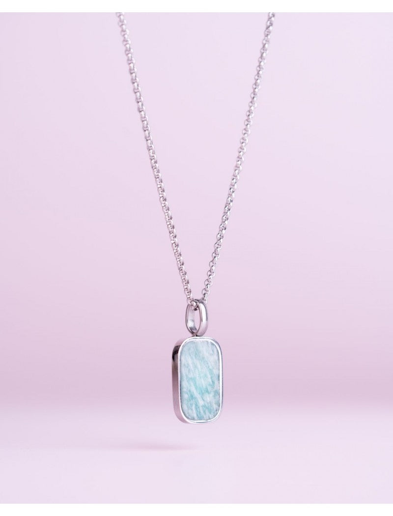 COLLIER - PIERRE NATURELLE AMAZONITE