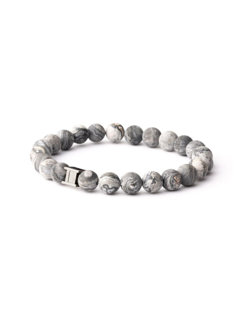 BRACELET GEMINI - PIERRE NATURELLE JASPE - TAILLE S