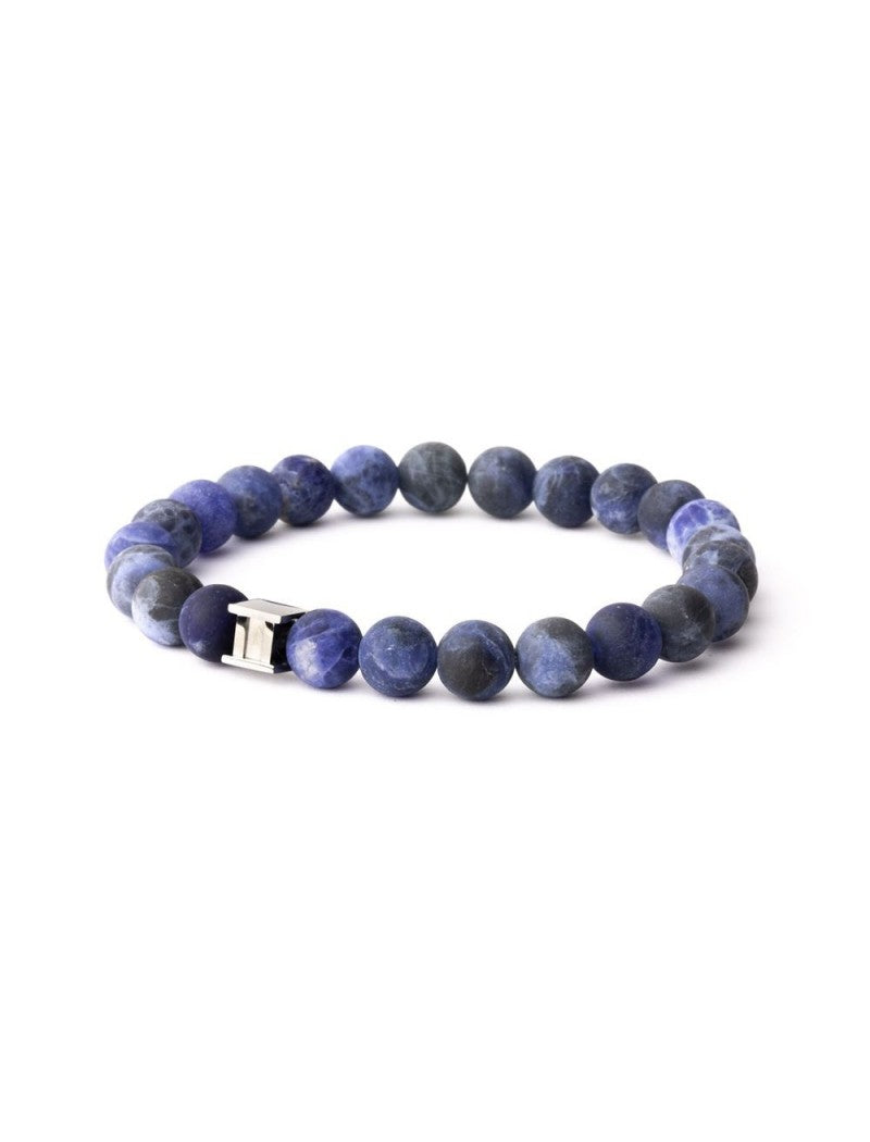 BRACELET GEMINI - PIERRE NATURELLE SODALITE - TAILLE M