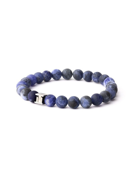 BRACELET GEMINI - PIERRE NATURELLE SODALITE - TAILLE M