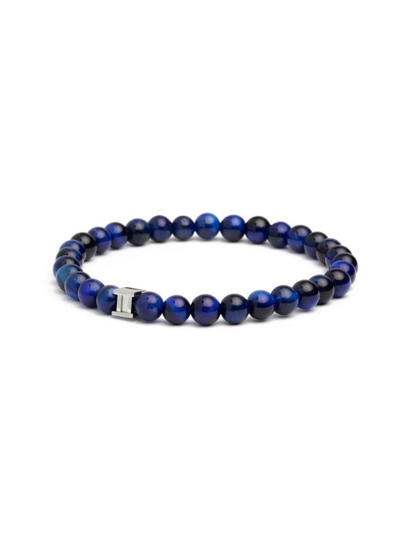 BRACELET GEMINI - PIERRE NATURELLE OEIL DE TIGRE - TAILLE M