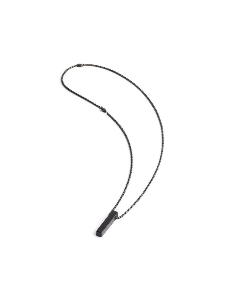 COLLIER GEMINI - PIERRE NATURELLE AGATE - 47+10 CM