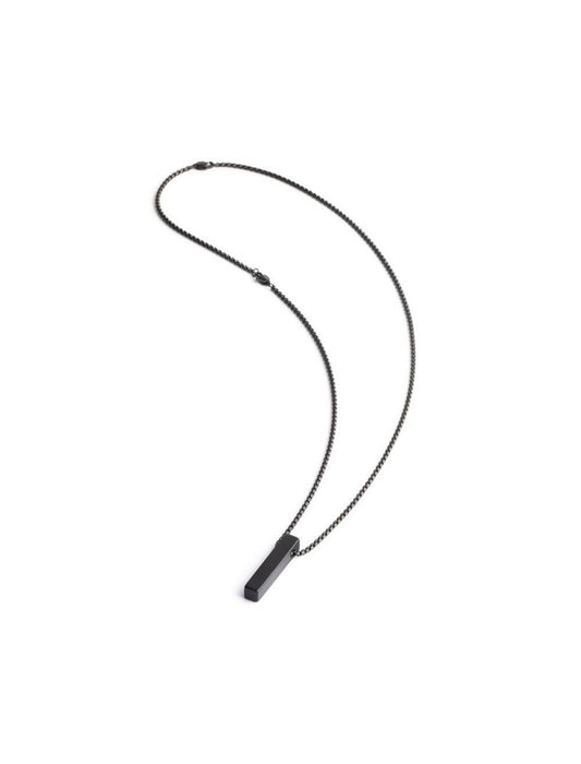 COLLIER GEMINI - PIERRE NATURELLE AGATE - 47+10 CM