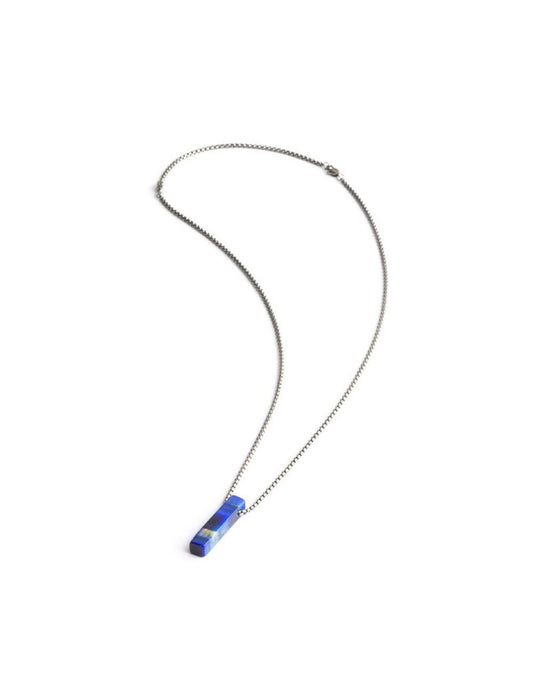 COLLIER GEMINI - PIERRE NATURELLE OEIL DE TIGRE - 47+10 CM