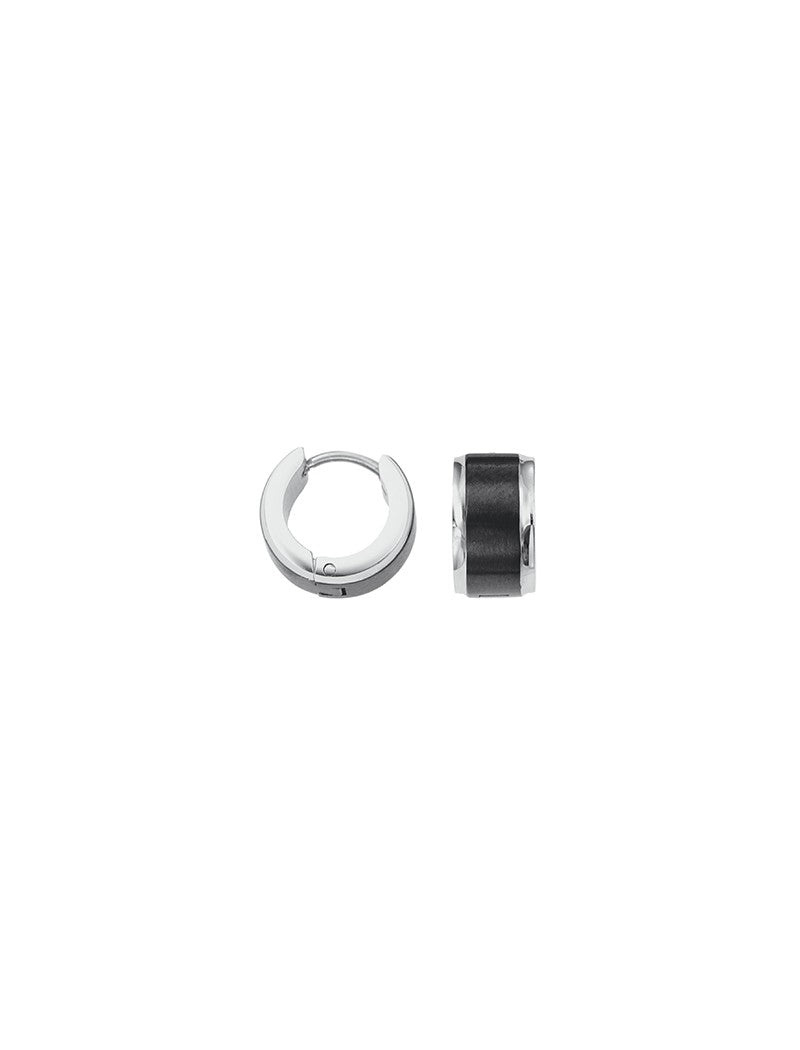 CREOLES PASSION ACIER - 13 MM - BICOLORE