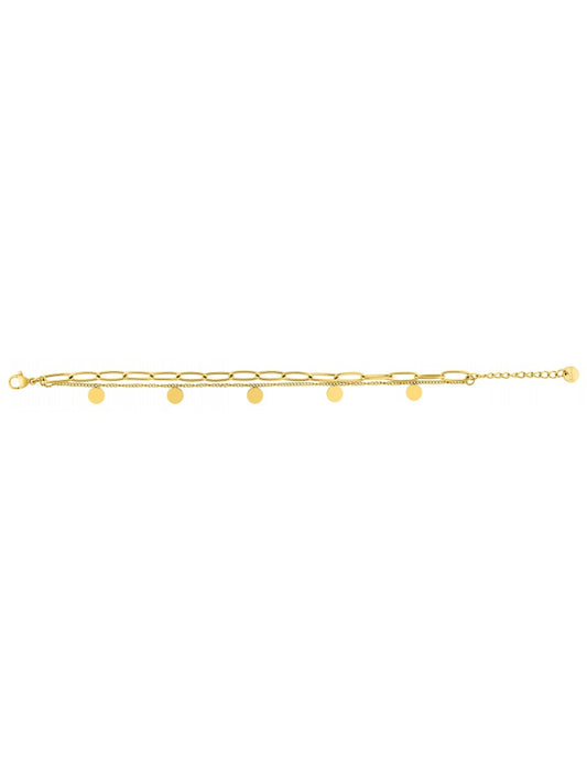 BRACELET - ACIER DORE