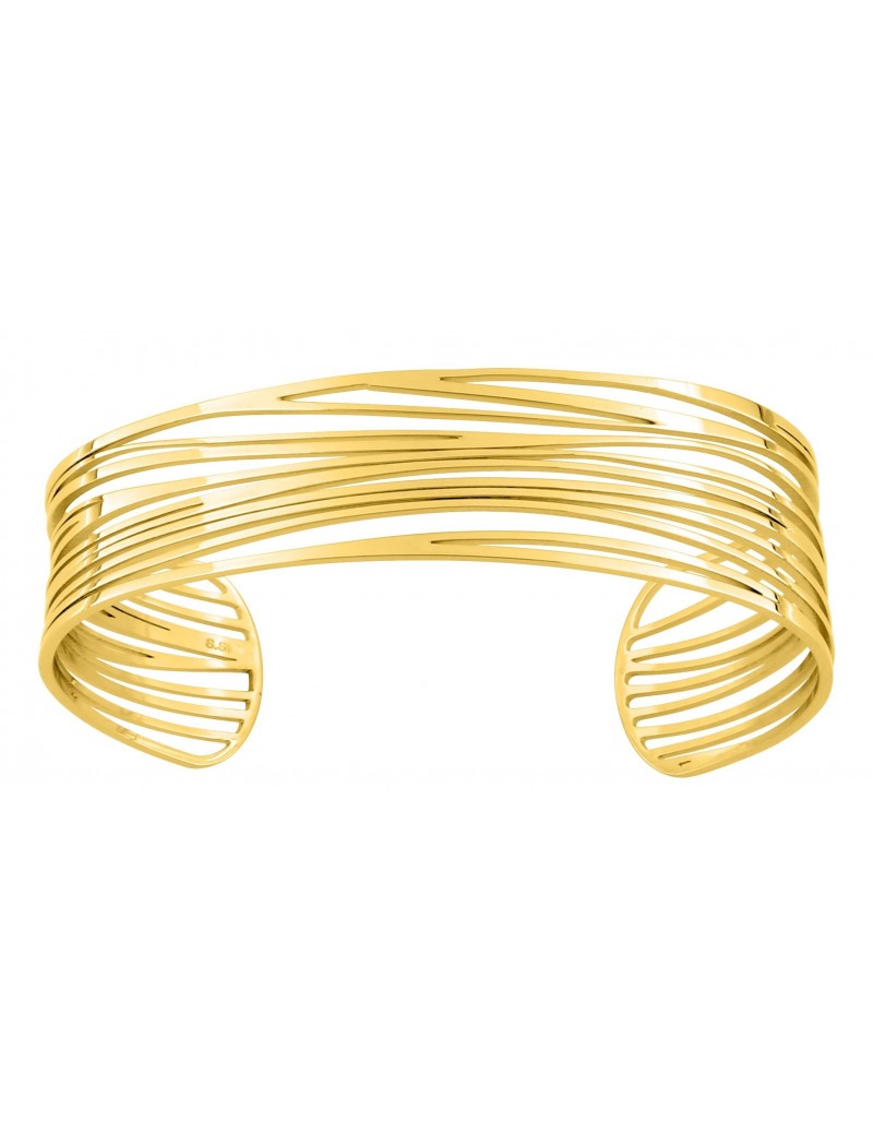 BRACELET - ACIER DORE - JONC