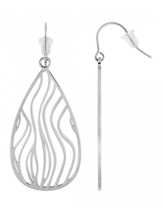 BOUCLES D'OREILLES - ACIER