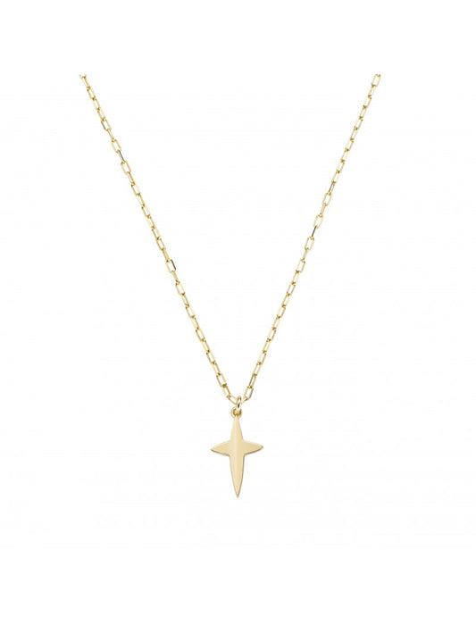 Collier en argent massif - Doré