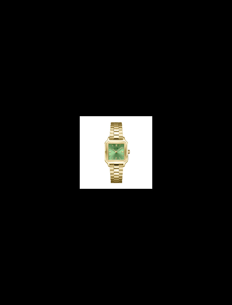 Cluse - Montre Gracieuse Petite Acier, Vert Clair, Couleur Or