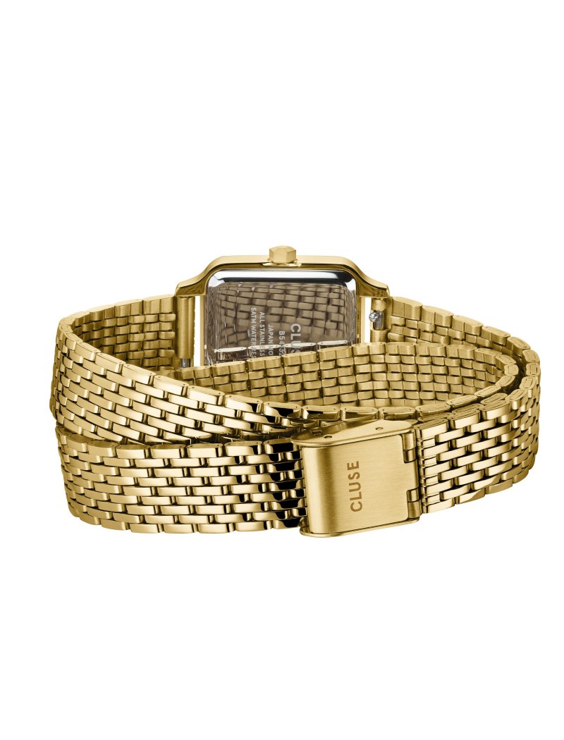 Gracieuse Petite
Montre Double Acier,
bleu cyanite,
Couleur Or