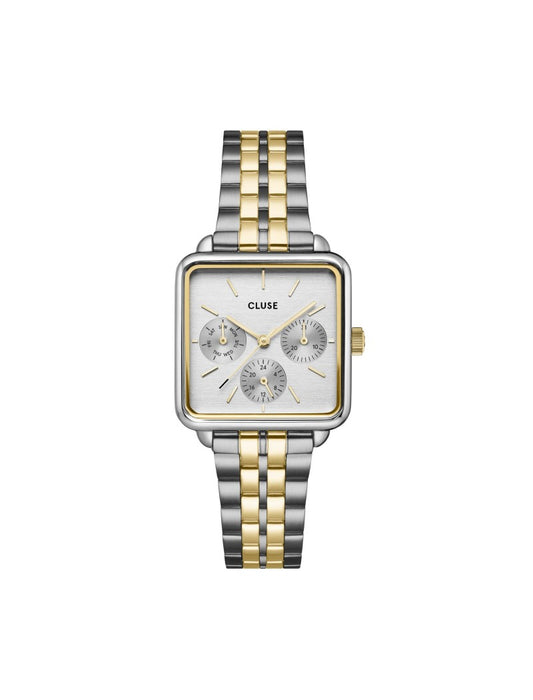 Cluse - Montre Multifonction La Tétragone Acier, Bicolore