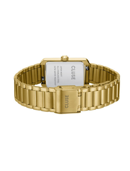 Montre Belisenna en acier, couleur vin et or