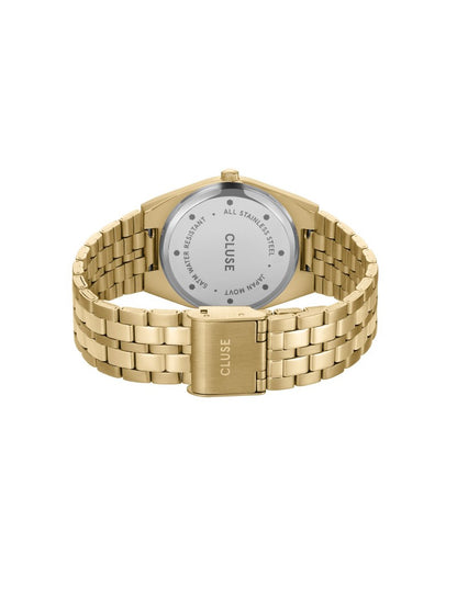 Montre rétro des années 70 en acier, couleur or