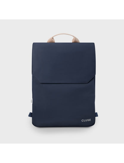 Sac à dos Le Réversible, Bleu Foncé Caramel, Couleur Argent