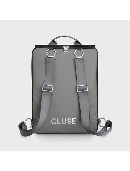 Sac à dos Le Réversible, Noir Gris, Couleur Argent