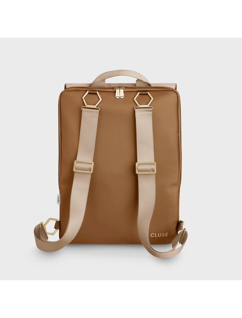 Sac à dos Le Réversible, Beige Camel, Couleur Or