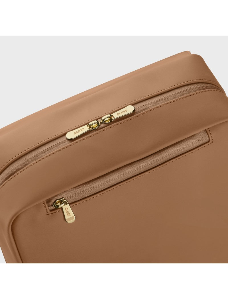 Sac à dos Nuitée, Camel, Couleur Or