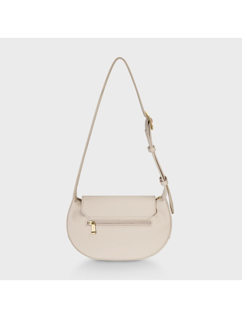 Sacroisé Petite Bandoulière, Beige, Couleur Or