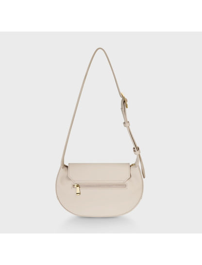 Sacroisé Petite Bandoulière, Beige, Couleur Or