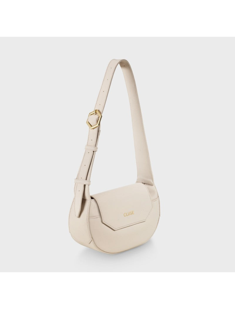 Sacroisé Petite Bandoulière, Beige, Couleur Or