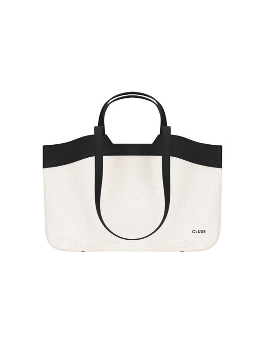 Sac fourre-tout Cluse, beige, couleur noire
