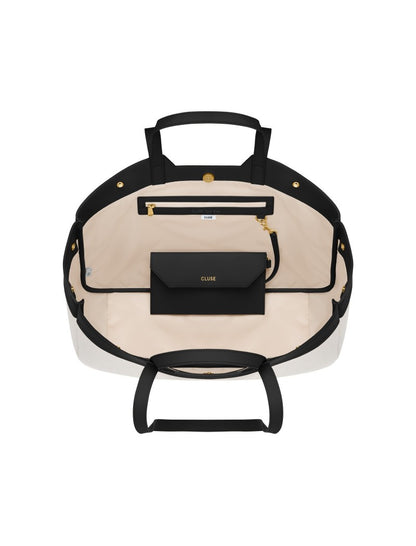 Sac fourre-tout Cluse, beige, couleur noire