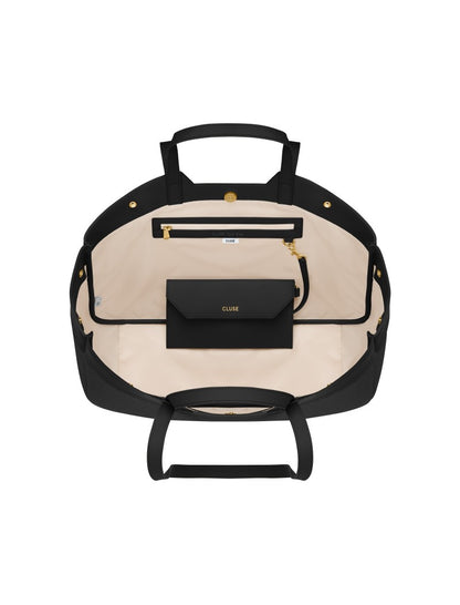 Sac fourre-tout Cluse, couleur noire complète