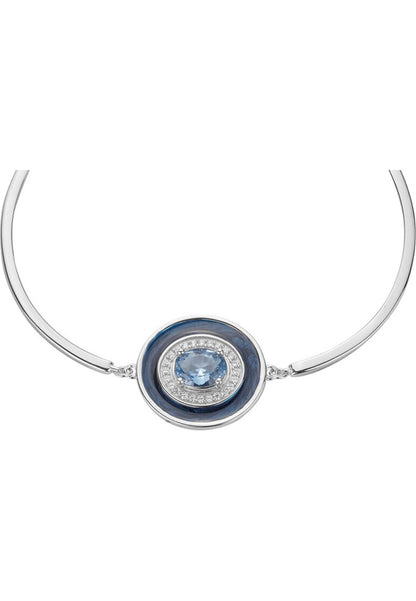 BRACELET ARGENT - ZIRCONIA  - TOPAZE SYNTHETIQUE