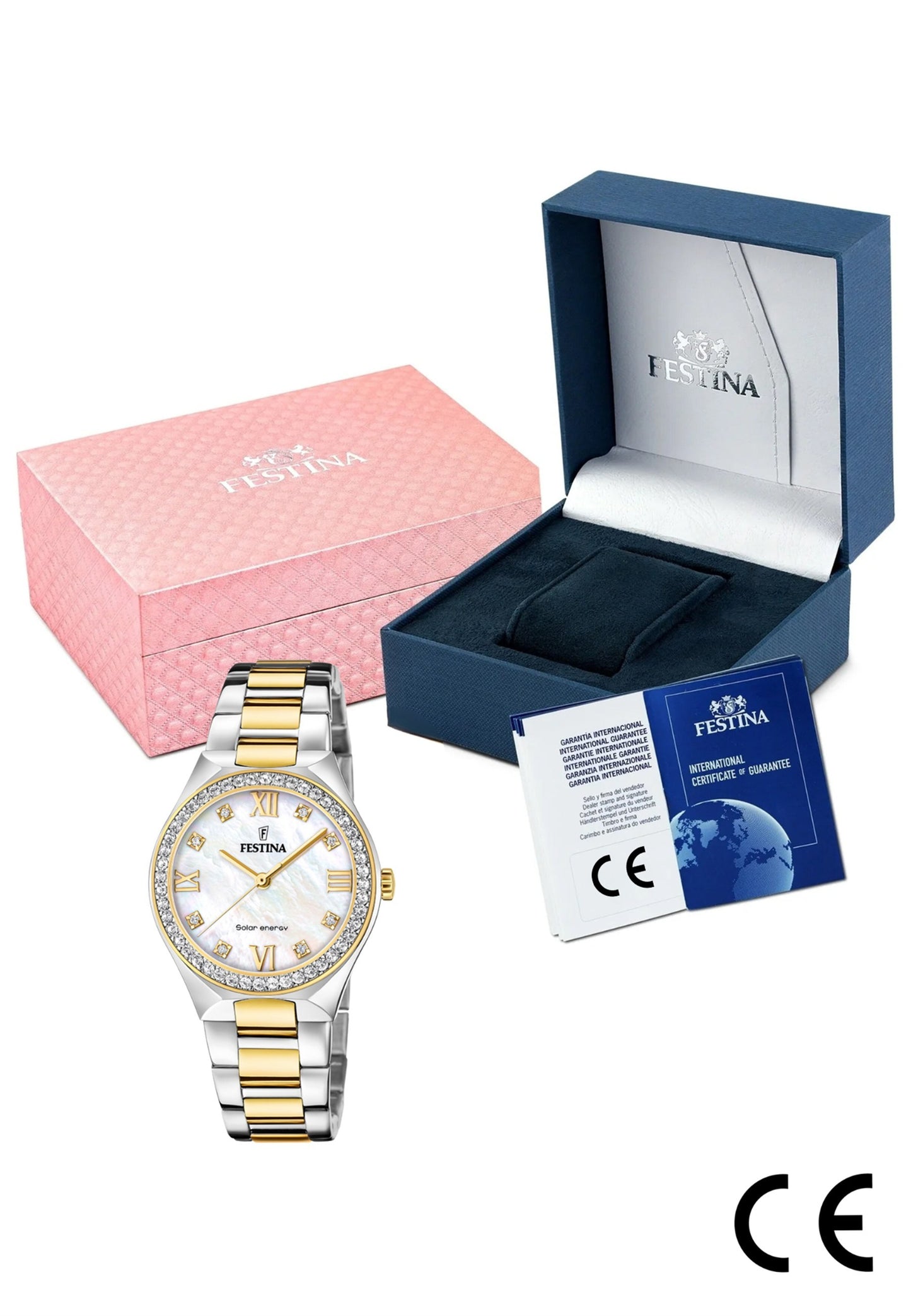 SOLAR ENERGY CRÈME ACIER INOXYDABLE FEMME