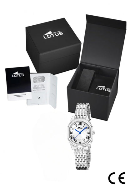 MONTRE FEMME OLD MONEY AVEC CADRAN ARGENT ET BRACELET ACIER