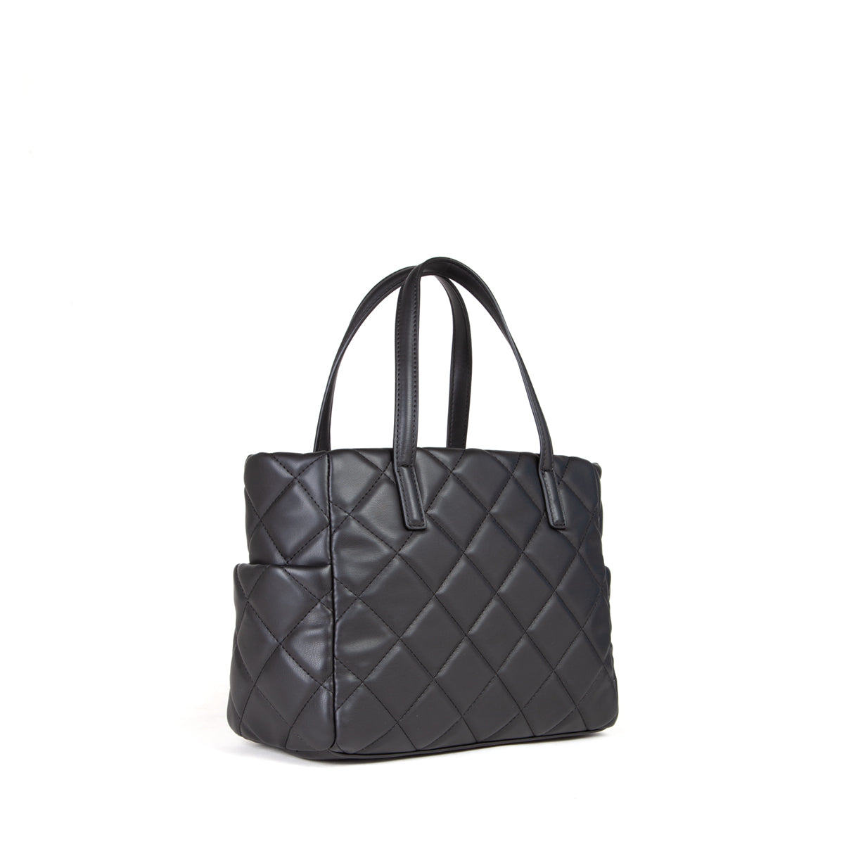 Sac à main femme matelassé noir bandoulière amovible