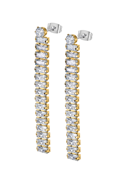 BOUCLES-DOREILLES OLD MONEY ACIER INOXYDABLE, FEMME