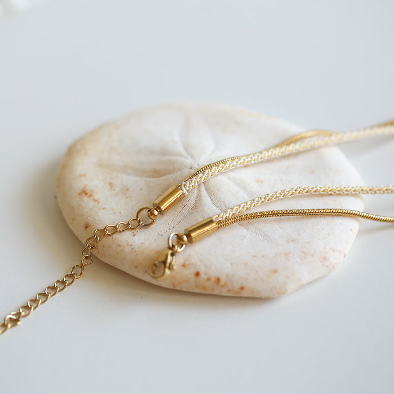 BRACELET FEMME PAILLETE   ECRU