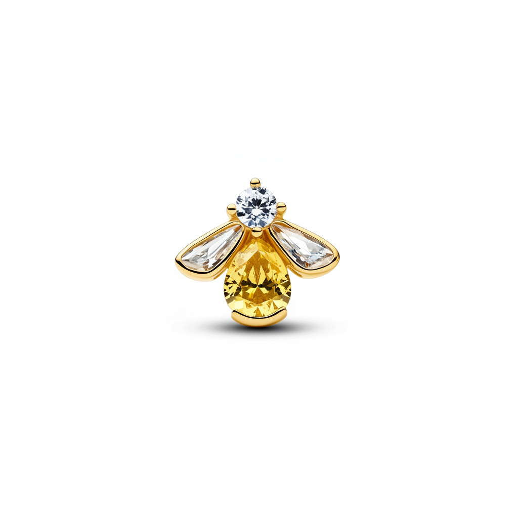 Boucles d'oreilles puces abeille