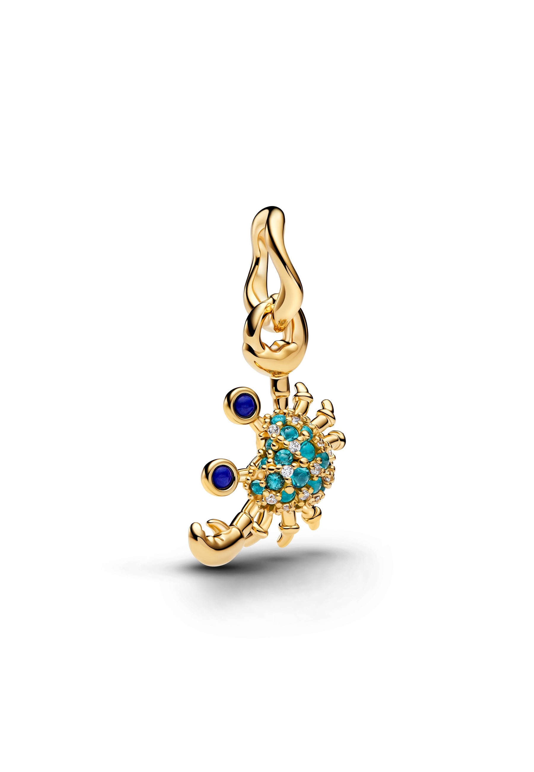 Breloque pendante en forme de crabe