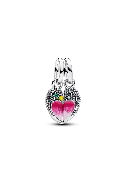Charm pendante détachable Oiseaux amoureux