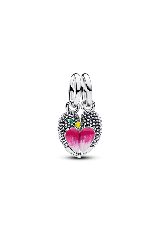 Charm pendante détachable Oiseaux amoureux